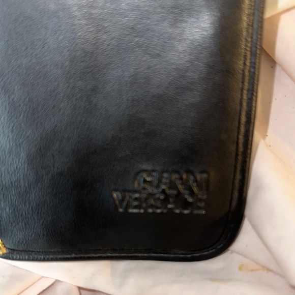 Versace Black and Gold leather Glasses Sleek Design very  display picture 1